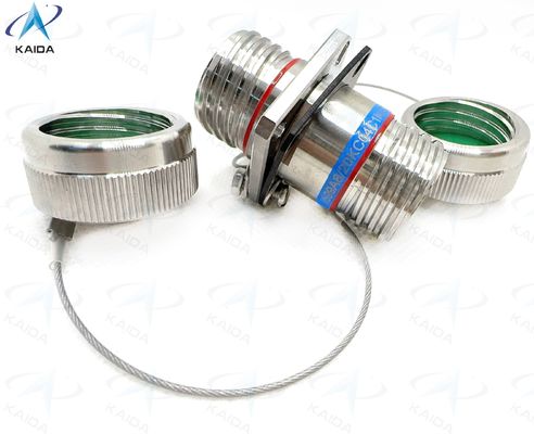qualité  Secure Free Hanging Optical Fiber Connectors with Solder Termination and Mountin J599A8 20KC04C1N-S Hermetic Receptacle usine