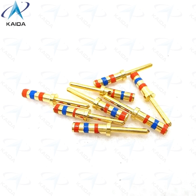 qualité  D38999 Series Cooper Alloy Contact with Gold Plating Meeting Customer Requirements.M39029/58-363.20# Pin Contact.Color bands with Orange - Blue - Orange usine
