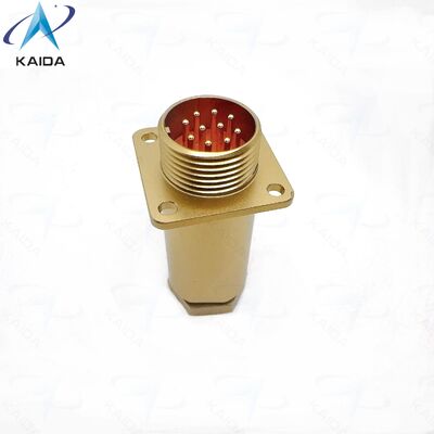 Qualité  PC Series Russian Standard Connector PC-10ZJ 10 Contacts Square Flange Receptacle.Aluminum Alloy, Chromated Finish.PC-10ZB. usine