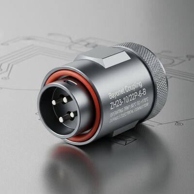 Qualité  Bayonet Coupling ZH23-10/22P-6-B Operating Temperature Minus 55 To Plus 175 Degrees Celsius Durable Electrical Connector usine