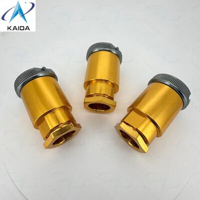 Qualité  Bayonet Coupling PC-32T PC Series Russian Standard Connector.Anodized Yellow Plating.32 Pins.Straight Plug with Backshell usine