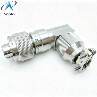 Qualité  4 Number of Contacts YMC Series Corrosion-Resistant & Waterproof Electrical Connectors YMC18T4K1N.Stainless Steel Passivated.90° Backshell usine