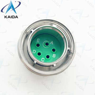 MIL-DTL-38999 série III prise D38999/26KE05PN en acier inoxydable passivée 5 broches femelles