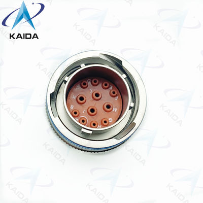 Finition dorée MIL-DTL-26482 Connecteur Crimp contacts Mil DTL 26482h 12 épingles femelles