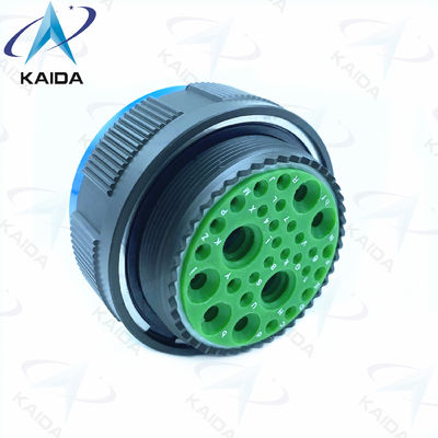 Type de connecteur prise pour MIL-DTL-38999 série III alliage de cuivre.D38999/26WJ31PN. 2 contact coaxial et 29 contact de puissance