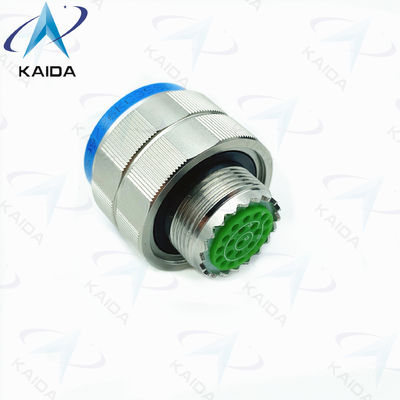 22 épingles femelles MIL-DTL-38999 connecteur en acier inoxydable passivé D38999 série III