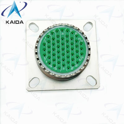 Plaquage par contact en or MIL-DTL-38999 Connecteur 55 épingles femelles D38999 20FE35SN. Nickel sans électro