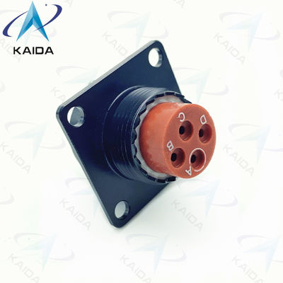 4 épingles femelles MIL-DTL-38999 série 2 Anodisation anodisée 38999 connecteur d'alimentation