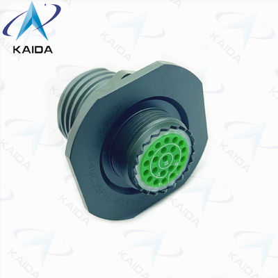 22 épingles mâles MIL-DTL-38999 Connecteur III Cadmium vert d'olive D38999 24WC35PN