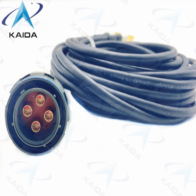 Connecteur à prise MIL-DTL-38999 Série III avec contact mâle Quadrax D38999/26WF04PFNC110