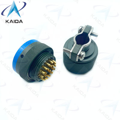Plug droit MIL-DTL-26482 série I avec accessoire de pinceau de câble MS3116F16-23S Cadmium vert d'olive 23 broches femelles