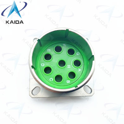 Réceptacle MIL-DTL-38999 série III avec 8# contacts d'alimentation ou Twinax contact électroless nickel plating D38999/20FJ08PN