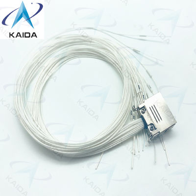 J14F-27TJ Connecteur de prise plaqué or avec fil de 60 cm 3A Termination de soudure et contacts féminins