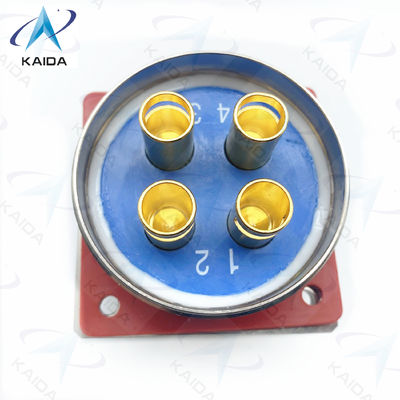 Y50DX Connecteur électrique circulaire en aluminium Récipient 3 Contacts Température de fonctionnement -55°C à 125°C.Y50DX-D404ZK10