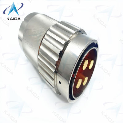 Connecteur électrique circulaire de la série Y50DX en aluminium, nickel sans électroélectricité, prise 4 contacts.Y50DX-D404TJ2