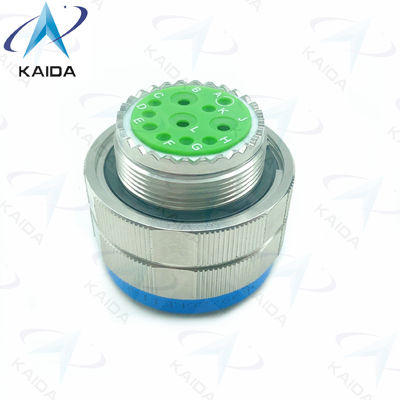 11 contacts dorés MIL-DTL-38999 série 3 connecteur de prise.D38999/26KE11PN.Série 8D passivée en acier inoxydable