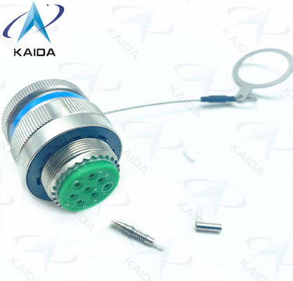 Durabilité Connecteur en fibre optique Crimp Metal Blue Muti Mode Cable 500 cycles d'accouplement D38999/26KE08B1NF2M acier inoxydable