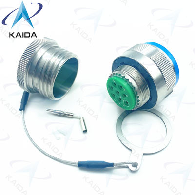 Durabilité Connecteur en fibre optique Crimp Metal Blue Muti Mode Cable 500 cycles d'accouplement D38999/26KE08B1NF2M acier inoxydable