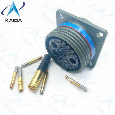Le contact de crimping en or MIL-DTL-38999 série III Olive Green Cadmium Shell 7A Voltage 500V.D38999/20WJ20SN.8D série.