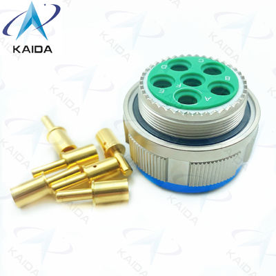 Connecteur à fil en alliage de cuivre d'or MIL-DTL-38999 série 3 avec tension nominale 500V.D38999/26FH06PN.8D série.