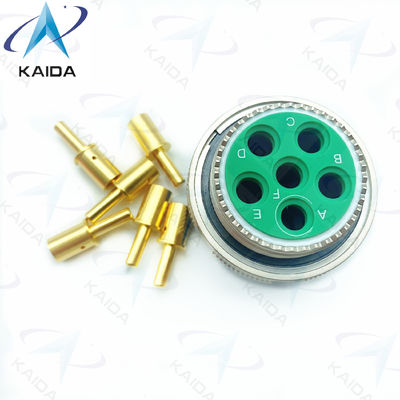 Connecteur à fil en alliage de cuivre d'or MIL-DTL-38999 série 3 avec tension nominale 500V.D38999/26FH06PN.8D série.
