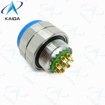 Couplings filetés MIL-DTL-38999 série III..D38999/26KD48SN-H.Acier inoxydable passivé.Contacts de coupe de soudure.Série 8D.