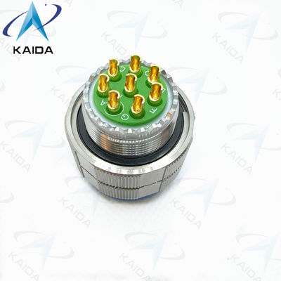 Couplings filetés MIL-DTL-38999 série III..D38999/26KD48SN-H.Acier inoxydable passivé.Contacts de coupe de soudure.Série 8D.