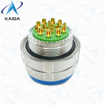 MIL-DTL-38999 Série 3 Contacts en alliage de cuivre Plug Shell en acier inoxydable 20 Contacts Finition dorée