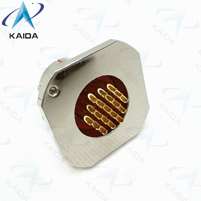 Réceptacle circulaire avec broches en aluminium de la série Y11P pour PCB monté à bas courant Y11H-1419ZJ14. Réceptacle hermétique.