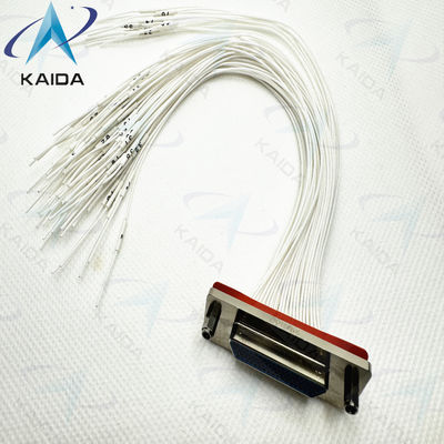 Connecteurs rectangulaires en or sur nickel 500 cycles d'accouplement pour des performances constantes J30J-74TJP-Q