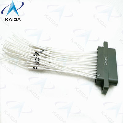 Connecteurs rectangulaires Micro D à haute résistance pour environnements difficiles MIL-DTL-83513 J30J-37ZK-G Cadmium vert olive