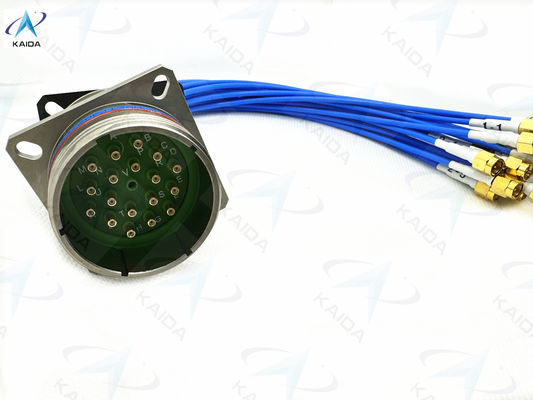 Contacts coaxiaux avec câble coaxiale en nickel sans électroélectricité avec terminaison SMJ D38999/20FJ19AN-SMJ