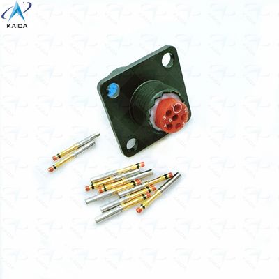 MS27497T08B35SA MIL-DTL-38999 Série II 500 V 6 Contacts Connecteur électrique Récipient de montage murale JTPQ00