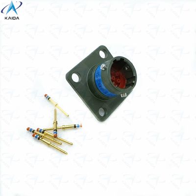 7.5 Amp Alliage de cuivre Récipient de montage à crampon en thermoplastique plaqué or.MS27508E8B35P. Récipient de montage en boîte.JTP02