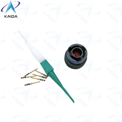 MIL-DTL-38999 série II alliage de cuivre vert d'olive prise de contact militaire avec isolant thermoplastique MS27484T08B35P JTG06