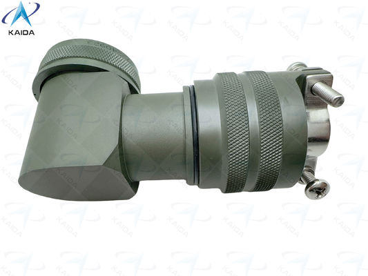 Connecteur d'accouplement de rotation à angle et profil de 90° Coque arrière avec finition en cadmium vert olive M85049/79-21W07