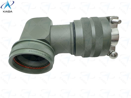 Connecteur d'accouplement de rotation à angle et profil de 90° Coque arrière avec finition en cadmium vert olive M85049/79-21W07