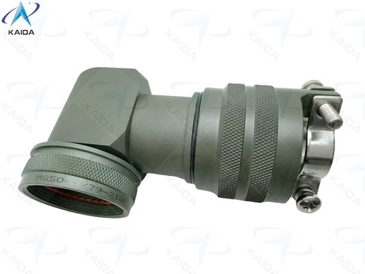 Connecteur d'accouplement de rotation à angle et profil de 90° Coque arrière avec finition en cadmium vert olive M85049/79-21W07