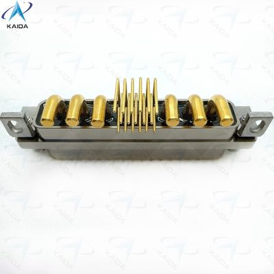 Coupe de contact en or sur nickel Connecteurs rectangulaires pour des performances durables Elbow PCB courant mixte grand et petit J30J23P06KPW01W1P040