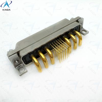 Coupe de contact en or sur nickel Connecteurs rectangulaires pour des performances durables Elbow PCB courant mixte grand et petit J30J23P06KPW01W1P040