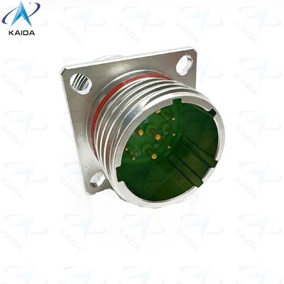 Connecteur de récipient hermétique 7A avec coque passivée en acier inoxydable D38999 / 20YD97PN série 8D de joint hermétique