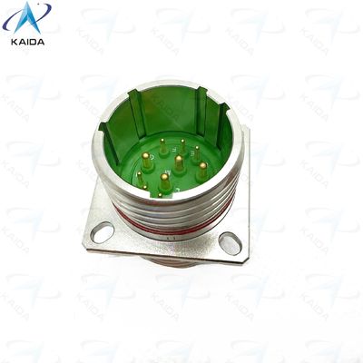 Connecteur de récipient hermétique 7A avec coque passivée en acier inoxydable D38999 / 20YD97PN série 8D de joint hermétique