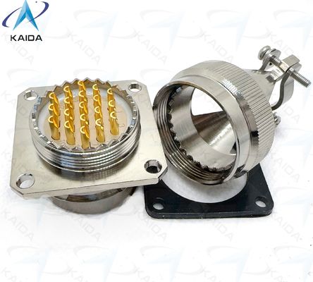 19 Réceptacle de taille de coque avec pince arrière droite Coque à connecteur en nickel électroless durable YPM4-19-2J2 Réceptacle avec pince arrière droite