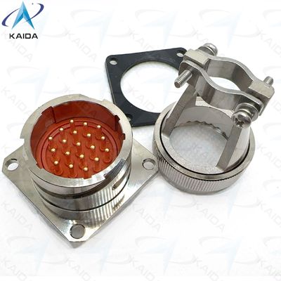 19 Réceptacle de taille de coque avec pince arrière droite Coque à connecteur en nickel électroless durable YPM4-19-2J2 Réceptacle avec pince arrière droite
