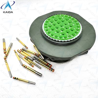 Type de contact de crimp MIL-DTL-38999 Série I Pour les applications de tension nominale de 500V JY27468T25B43SN Réceptacle de noix de confiture de cadmium vert d'olive