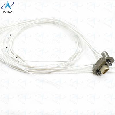 Sexe Connecteurs en microminiature Micro-D Shell métallique avec matériau de contact en alliage de cuivre Il est assorti avec le réceptacle sintré en verre J30JB-9TJ