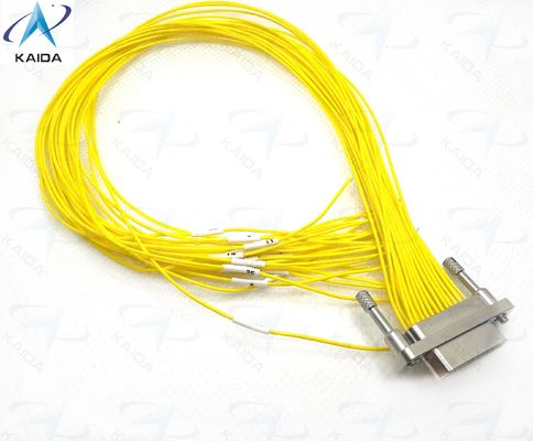 25 Contact Micro-D Metal Shell Matériau en aluminium pour le connecteur électrique industriel micro-rectangulaire CDbA-31TY 1.27mm Distance de contact CDBA-25TY+30CM