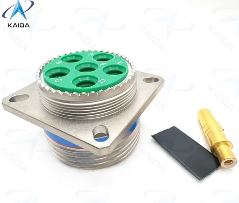 7A Rating de courant MIL-DTL-38999 Série III Connecteur de type couplage fileté pour environnements industriels difficiles.D38999 /20FH06PN,série de télévision,série 8D,Twinax Contacts,nicle électroless