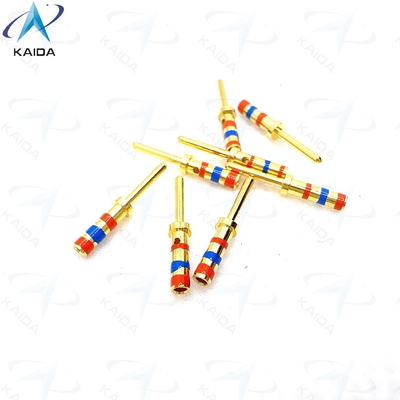 Connecteur de type à sertir en alliage de cuivre de la série D38999 pour applications robustes et intensives. Contact broche M39029/58-360.22D.