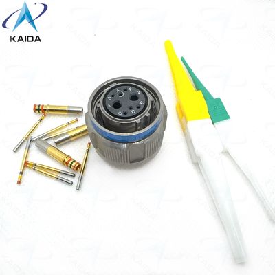 MIL-DTL-38999 Series Ⅲ Threaded Coupling Type -55°C To 125°C for High Temperature Environments.Durmalon Plated.Long Salt Spary Resistance.D38999/26TC35SA